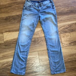 Silver Suki mid-rise straight leg jean